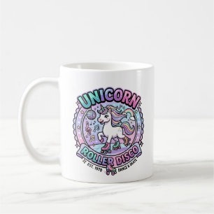Unicorn Roller Disco POD Ready Marketplace Artwork Coffee Mug