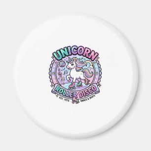 Unicorn Roller Disco POD Ready Marketplace Artwork Magnet