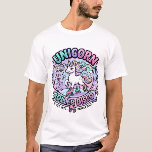 Unicorn Roller Disco POD Ready Marketplace Artwork T-Shirt