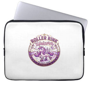 Unicorn Roller Rink Unicorn POD Ready Merch Design Laptop Sleeve