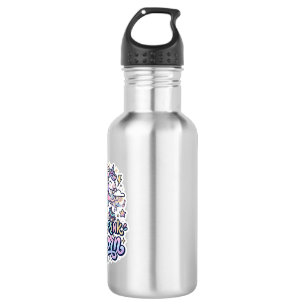 Unicorn Roller Rink Unicorn Premium Vector Sticker 532 Ml Water Bottle
