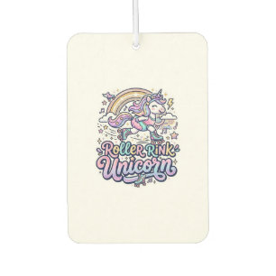 Unicorn Roller Rink Unicorn Premium Vector Sticker Car Air Freshener
