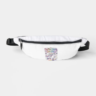 Unicorn Roller Skates Unicorn Playful Sticker and  Bum Bags
