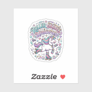 Unicorn Roller Skates Unicorn Retro Style Graphic