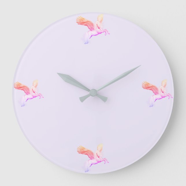 Unicorn Round Clock (Front)