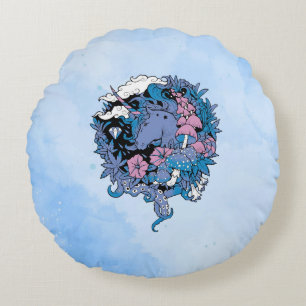 Unicorn Round Cushion