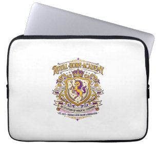 Unicorn Royal Horn Academy Stylish Zazzle Design_1 Laptop Sleeve