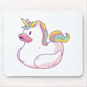 Unicorn Rubber Duck Mouse Mat
