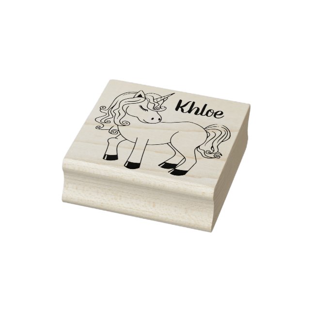 Unicorn Rubber Stamp (Stamp)