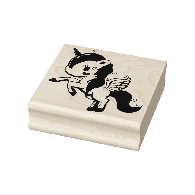 Unicorn Rubber Stamp (Stamp)