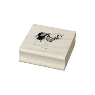 Unicorn Rubber Stamp