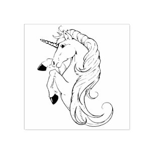 Unicorn Rubber Stamp