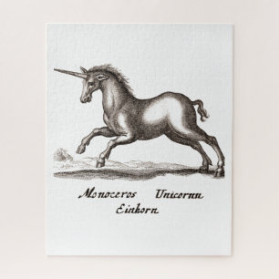 unicorn running magic drawing jigsaw puzzle