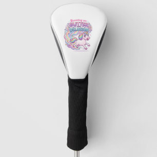 Unicorn Running on Glitter and Delusion Charming M Golf Head Cover