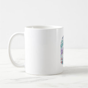 Unicorn Salty Mane Sunny Soul Retro Style T-Shirt  Coffee Mug