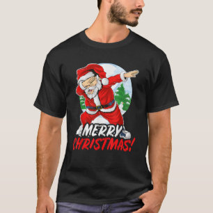 Unicorn Santa Claus Dab Christmas T-Shirt