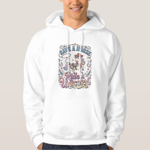 Unicorn Save a Horse Ride a Unicorn Print Ready Ap Hoodie
