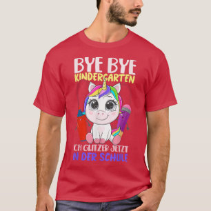 Unicorn school cone gift for girls primary school T-Shirt