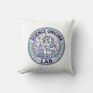 Unicorn Science Unicorn Lab POD Ready Apparel Grap Cushion