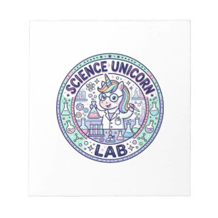 Unicorn Science Unicorn Lab POD Ready Apparel Grap Notepad