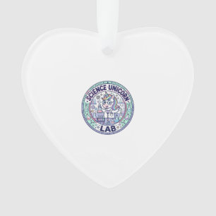 Unicorn Science Unicorn Lab POD Ready Apparel Grap Ornament