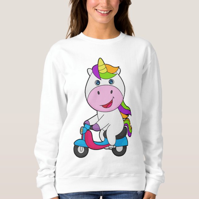 Unicorn Scooter Sweatshirt (Front)