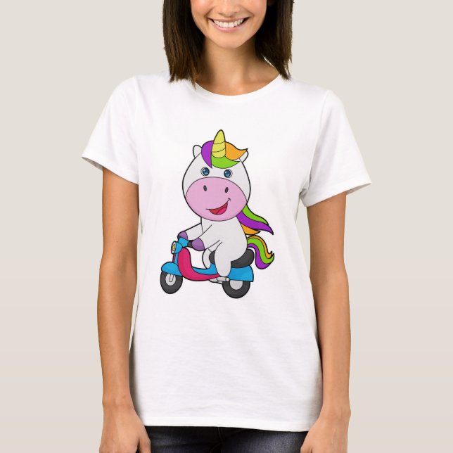 Unicorn Scooter T-Shirt (Front)