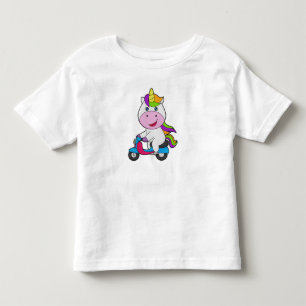 Unicorn Scooter Toddler T-Shirt