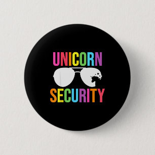 Unicorn Security Birthday Family Halloween Costume 6 Cm Round Badge