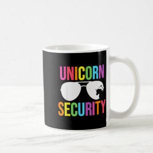 Unicorn Security Birthday Family Halloween Costume Coffee Mug