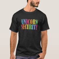 Unicorn Security Halloween Dad Mum Daughter Outfit