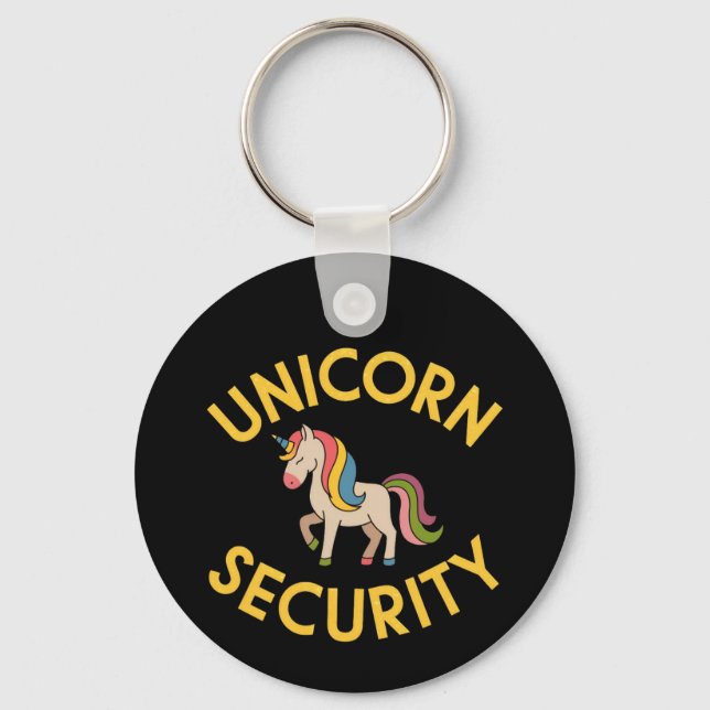 Unicorn Security: Keep the Magic Safe with a Touch Key Ring (Front)