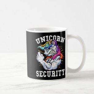 Unicorn Security - Manly Muscular Unicorn Lovers Coffee Mug