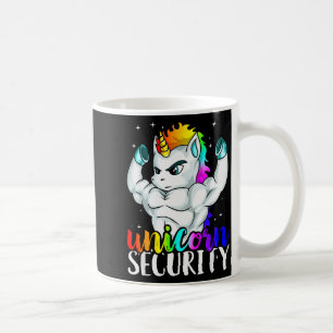 Unicorn Security Squad Muscle Tee Funny Dad Brothe Coffee Mug