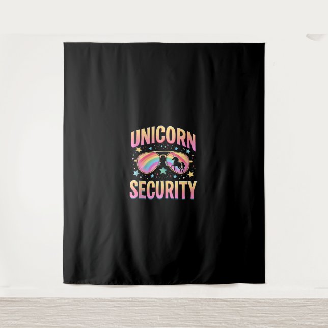 Unicorn Security Tank Top_3 Tapestry (Front)