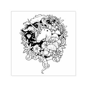 Unicorn Self-inking Stamp