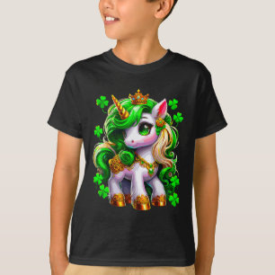 Unicorn Shamrock St Patricks Day Lepricorn T-Shirt