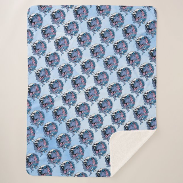 Unicorn Sherpa Blanket (Front)