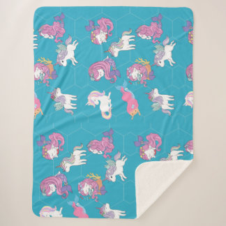 Unicorn Sherpa Blanket