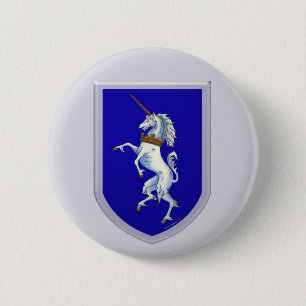 Unicorn Shield 6 Cm Round Badge