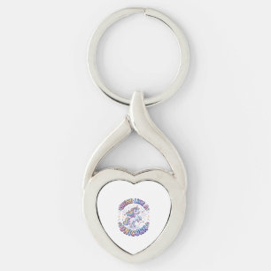 Unicorn Shine Like a Unicorn Graphic Design T-Shir Key Ring