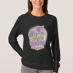 Unicorn Shine Like a Unicorn POD Ready Marketplace T-Shirt