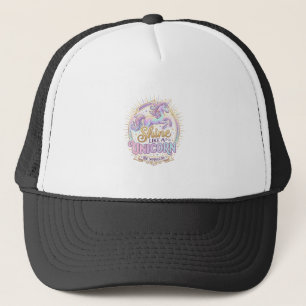 Unicorn Shine Like a Unicorn POD Ready Marketplace Trucker Hat