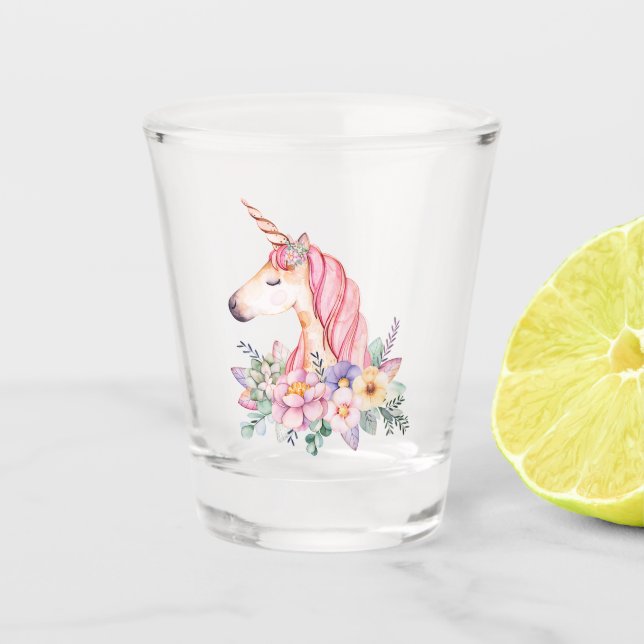 Unicorn Shot Glass (Front)