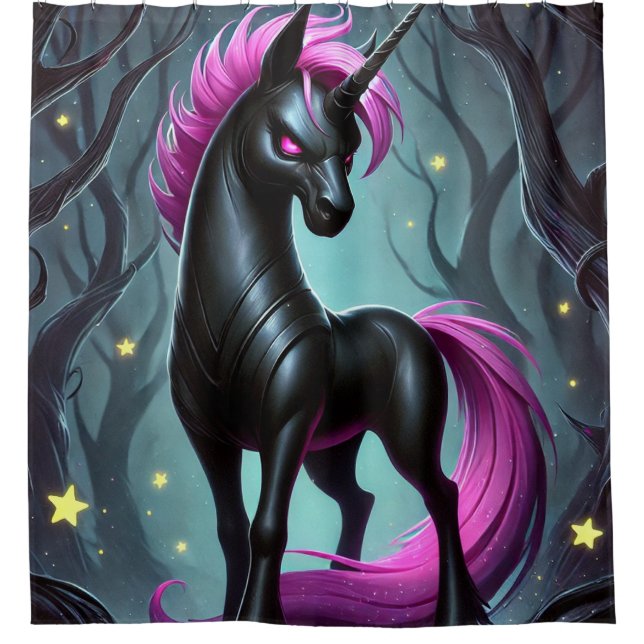 Unicorn Shower Curtain (Front)