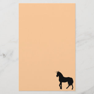 Unicorn Silhouette Stationery