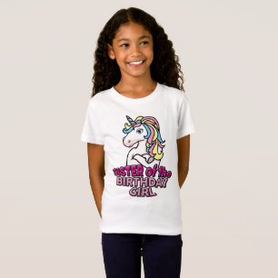 Unicorn Sister of the Birthday Girl Shirt