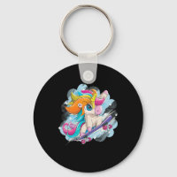 Unicorn Skateboarding Shirt Girls Women Skateboard