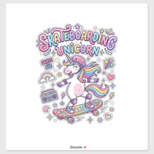 Unicorn Skateboarding Unicorn Bold Typography Shir