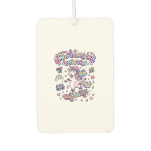 Unicorn Skateboarding Unicorn Bold Typography Shir Car Air Freshener